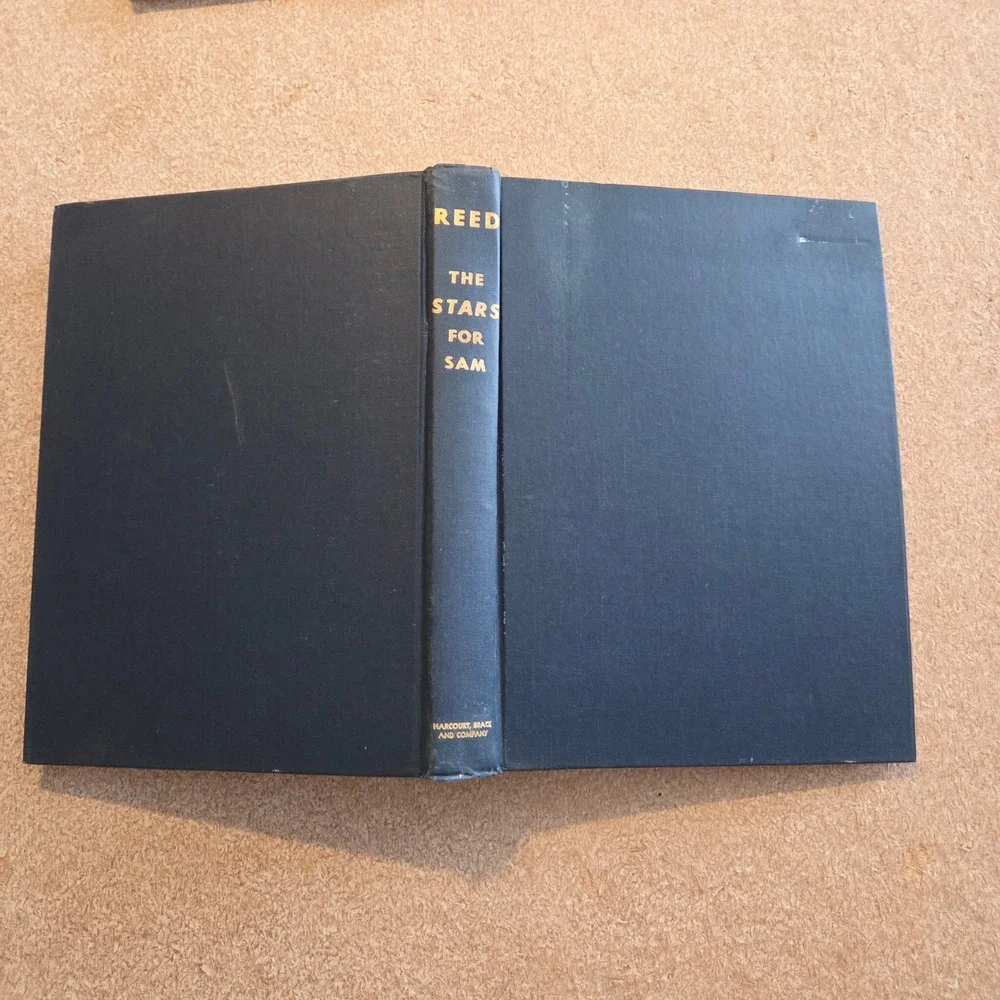 Harcourt Brace The Stars for Sam W Maxwell Reed 1946 Astronomy‎ Hardcover Book